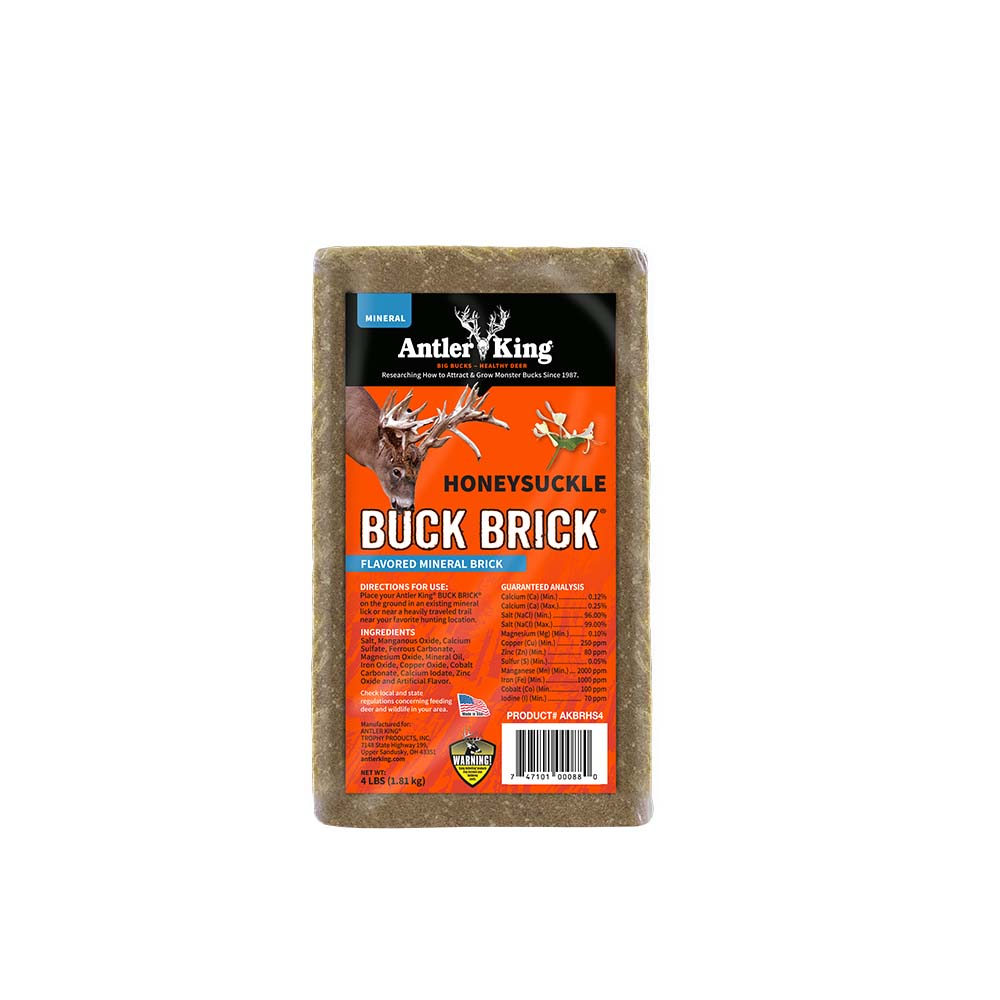 Antler King Buck Brick Honeysuckle Flavored Deer Mineral Block