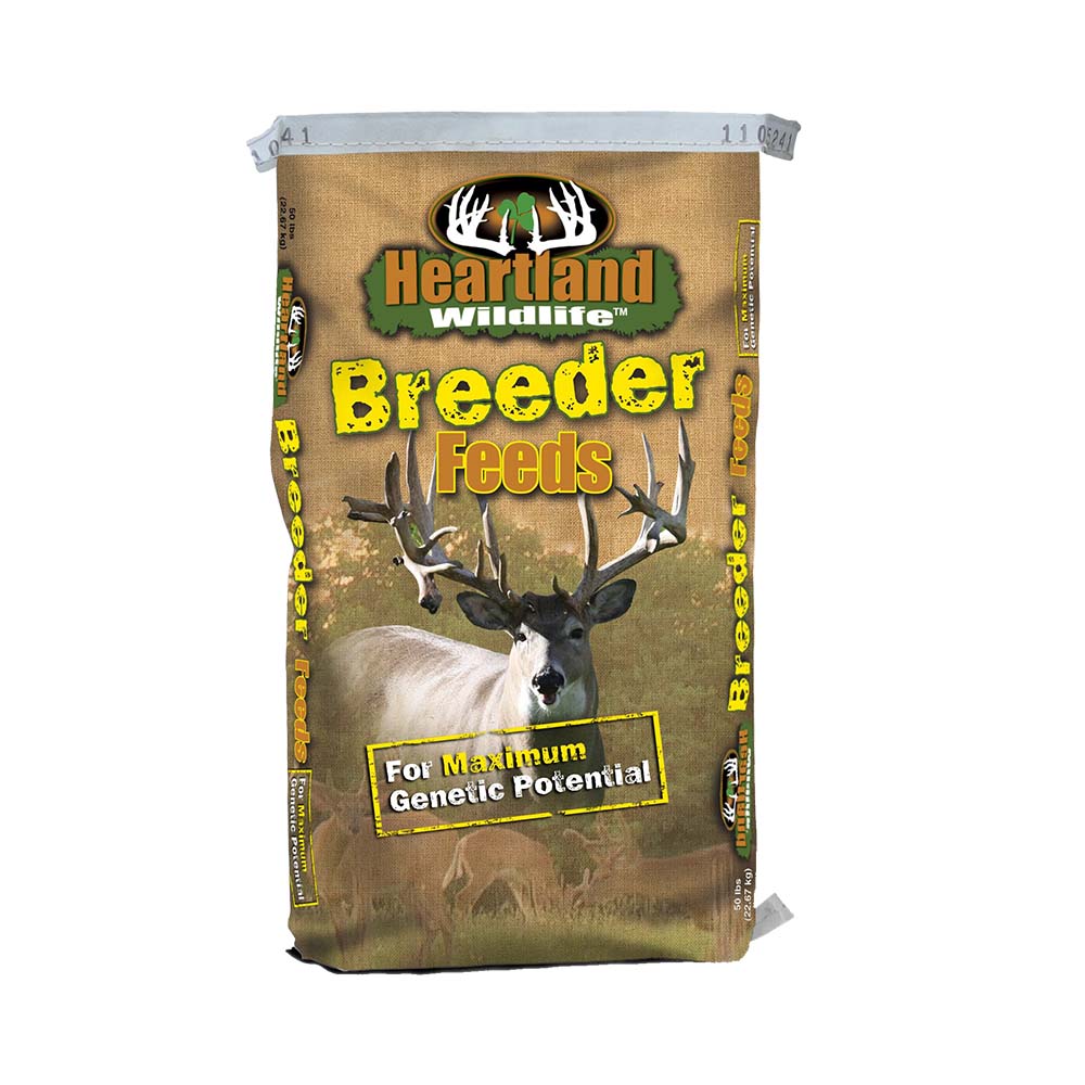 Heartland Wildlife 16% Maximizer Deer Breeder Pellet With Garlic Deer Feed