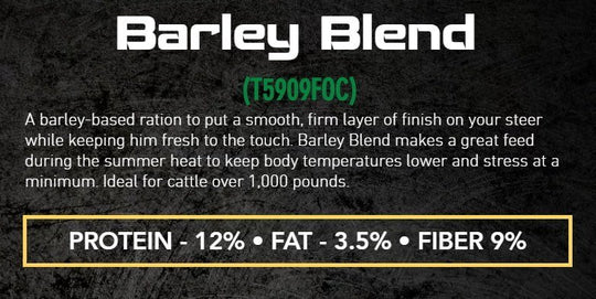 foc barley blend cattle feed description