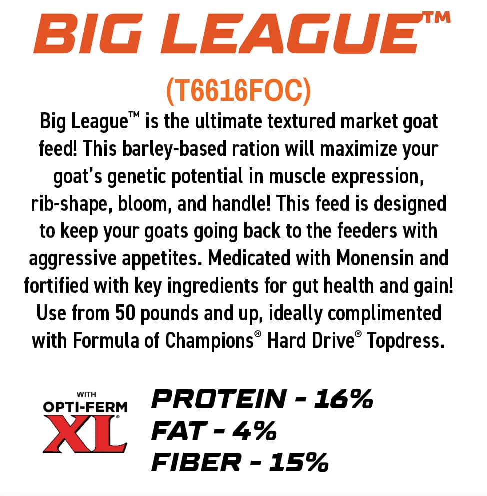 foc big league goat feed description