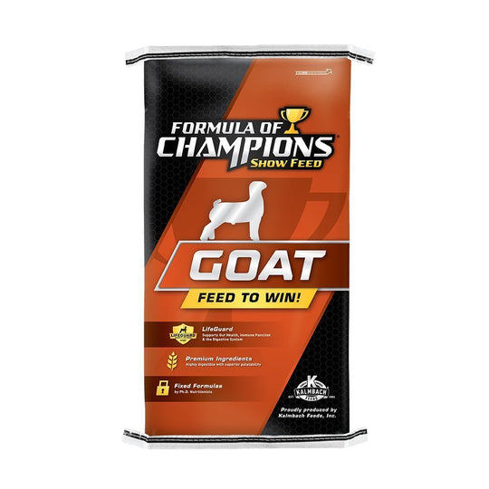 foc game plan breeder plus pellet goat feed front bag