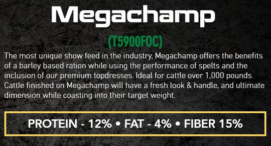 foc megachamp beef feed description graphic