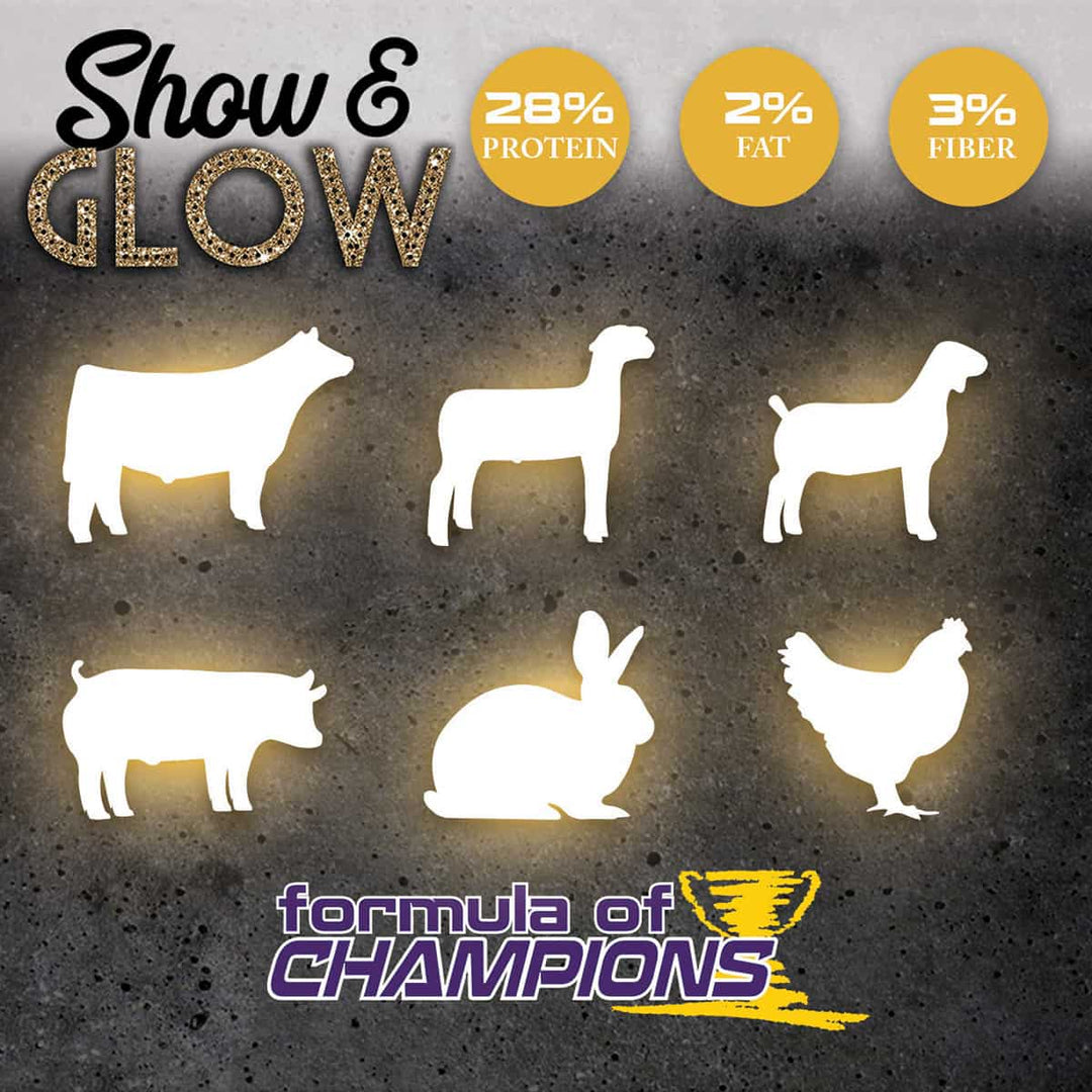 foc show and glow species graphic livestock supplement