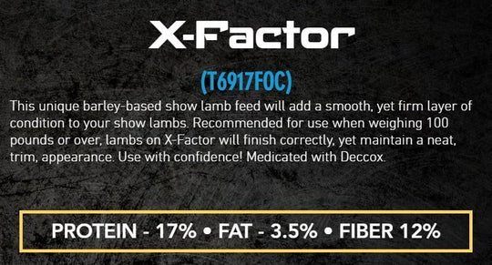 foc x-factor lamb feed description