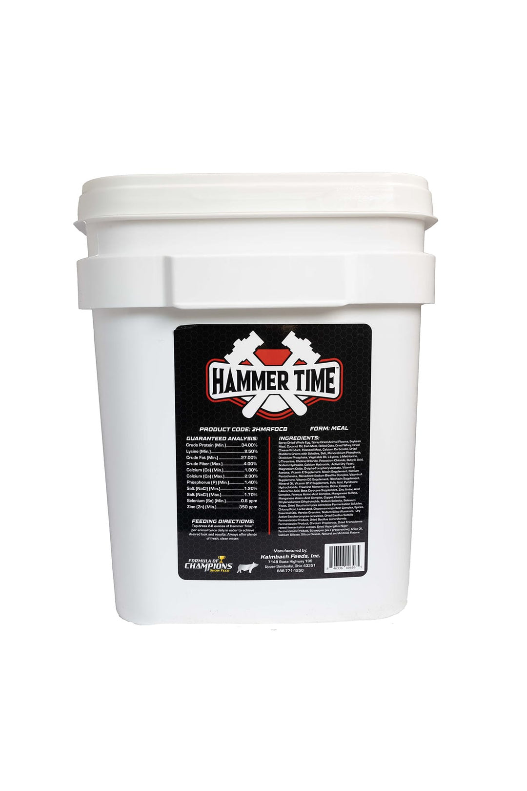 hammer time bucket back pig supplement