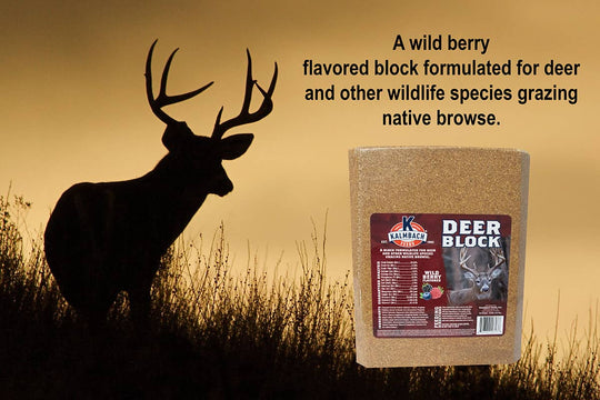 kalmach deer attractant block wild berry flavored description