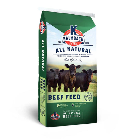 kalmbach 14% all natural stocker grower beef feed