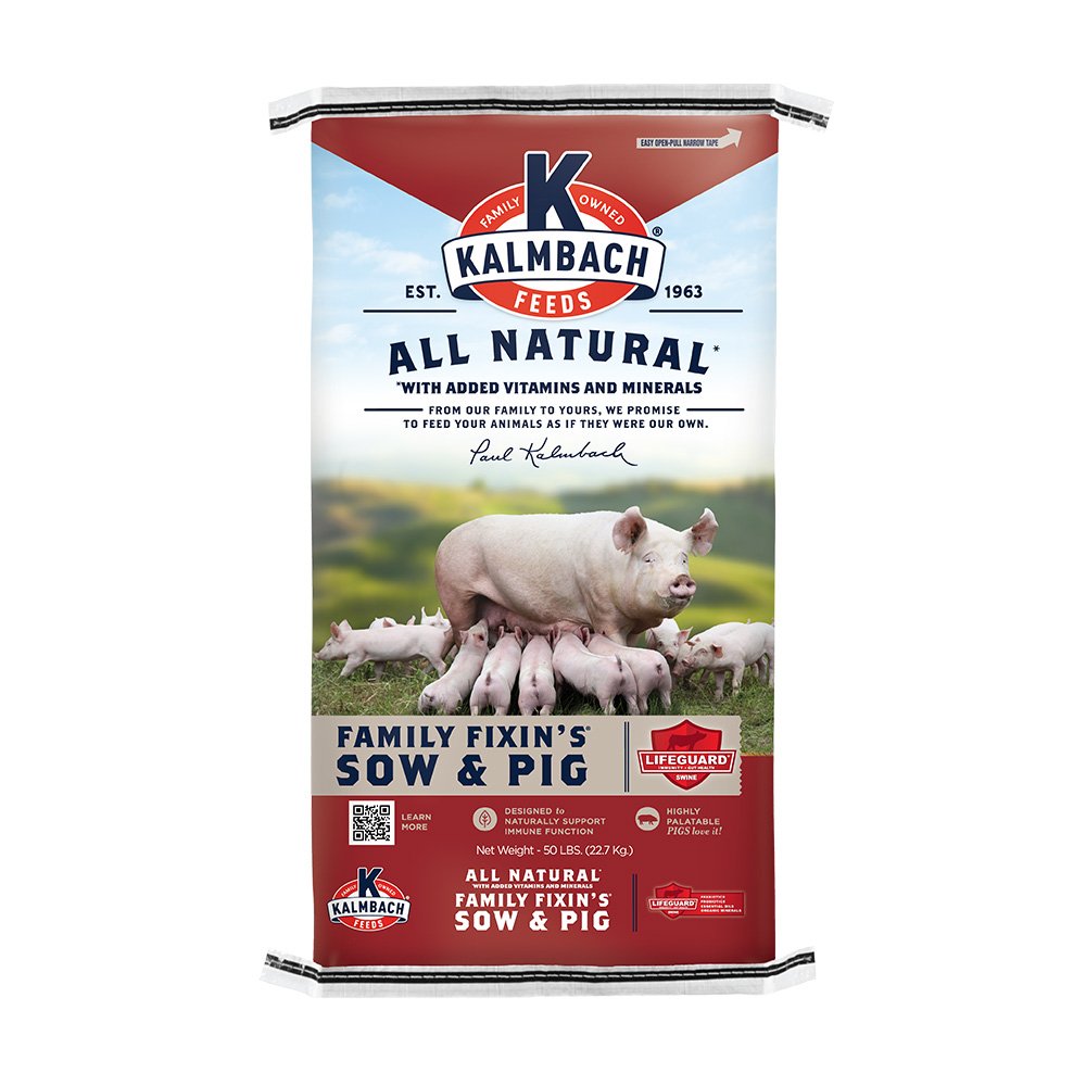 kalmbach feeds family fixin's sow and pig feed
