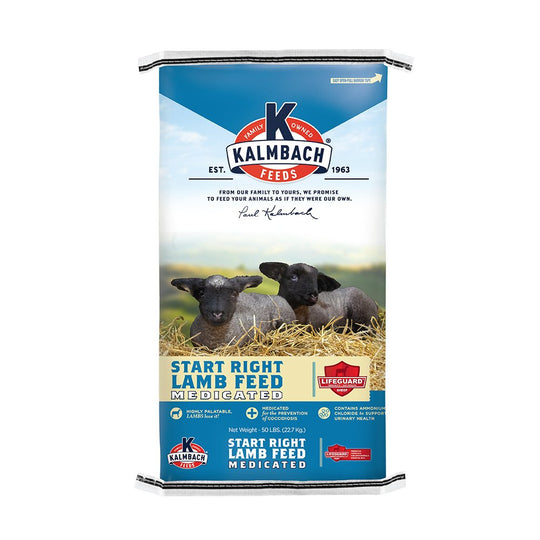 kalmbach feeds start right medicated lamb feeds for sheep