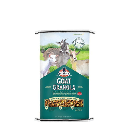 kalmbach goat granola goat feed front bag