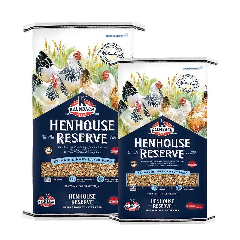 kalmbach henhouse reserve poultry feed front bags
