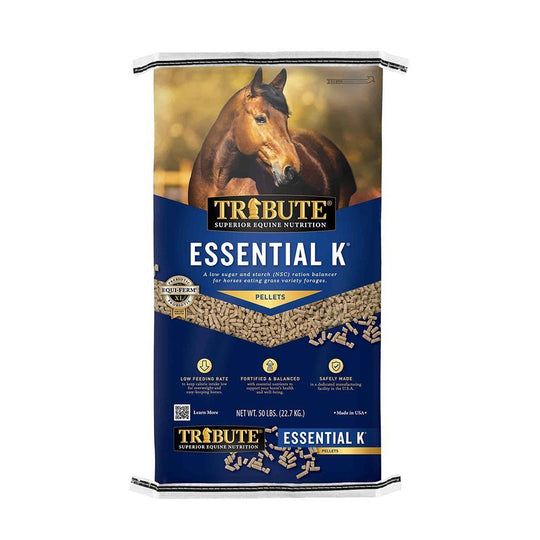 tribute essential k horse feed front bag