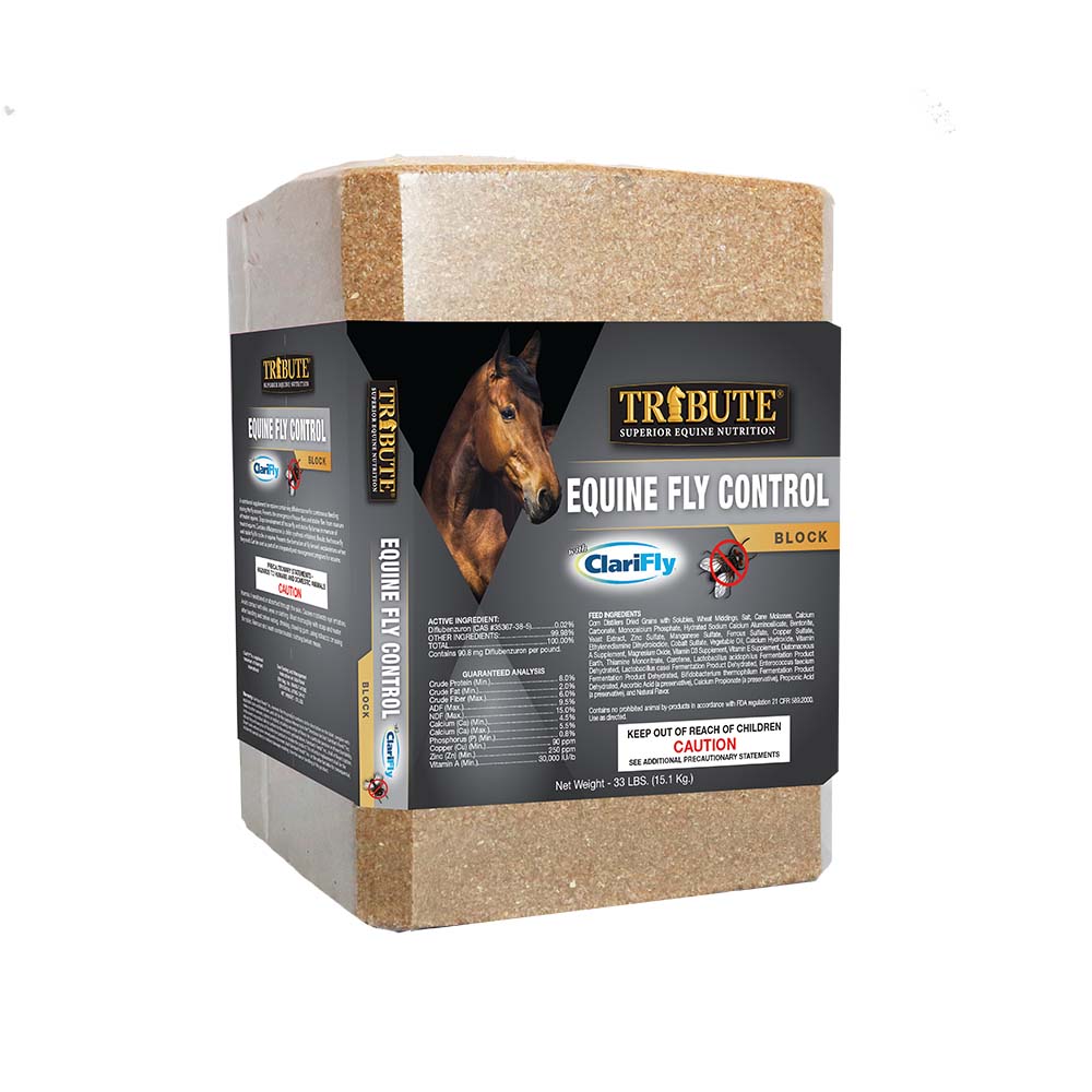 tribute fly control horse supplement block