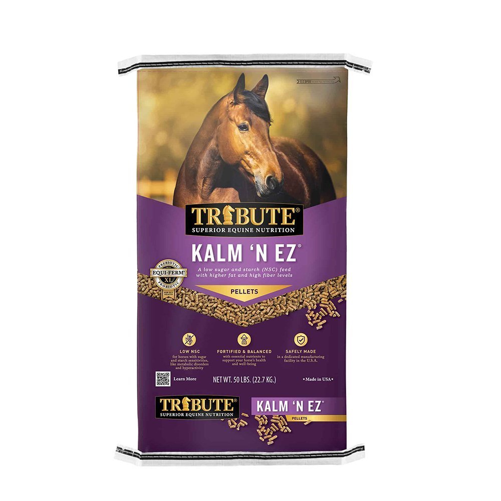 tribute kalm n ez horse feed front bag