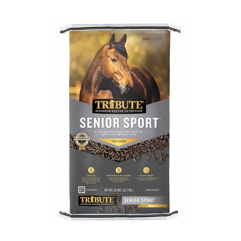 tribute senior sport horse feed front bag